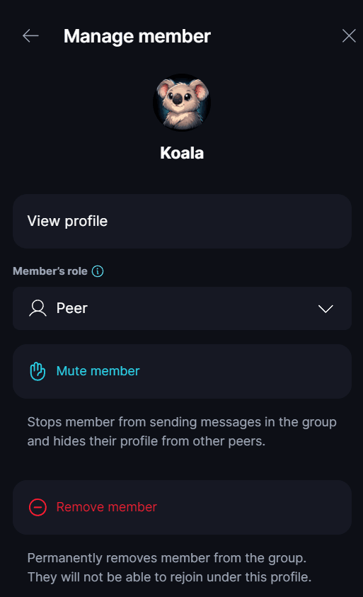 Group Moderation ⚖️ The list of reported users is available under 'Group options' / 'Reported Members'. Selecting a member from….