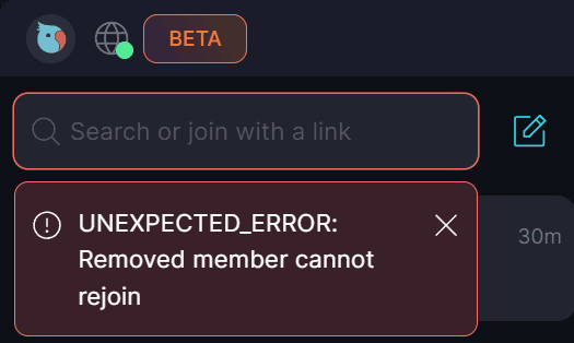 Group Moderation ⚖️ · Remove member The user will no longer be able to rejoin this group, even if they have the invite link or group QR. 🚫.
